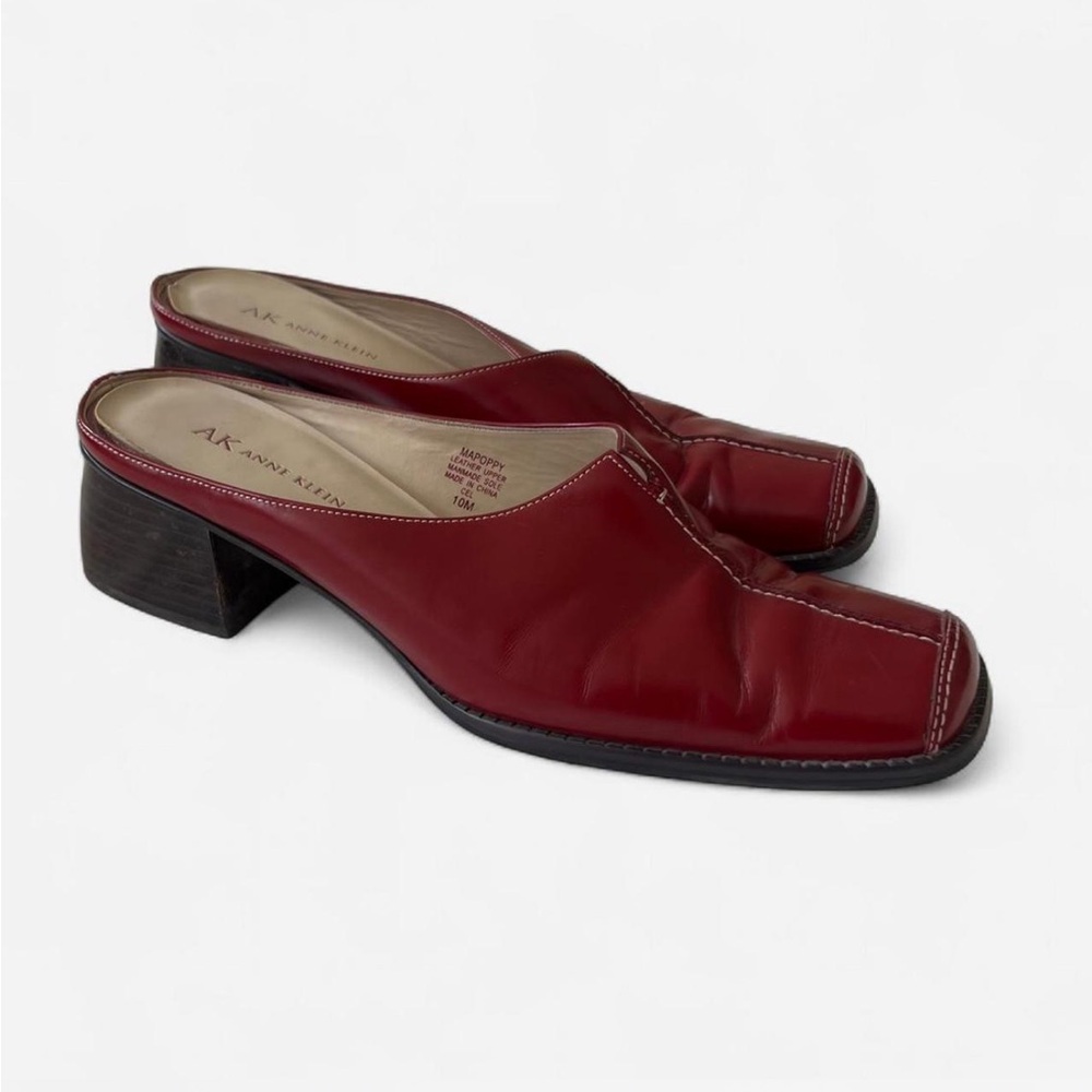 **on hold do not buy** Anne Klein Leather Mules